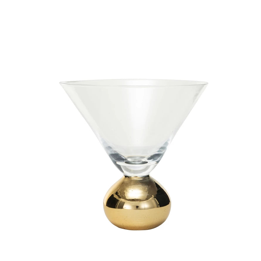 Gold Martini Glass