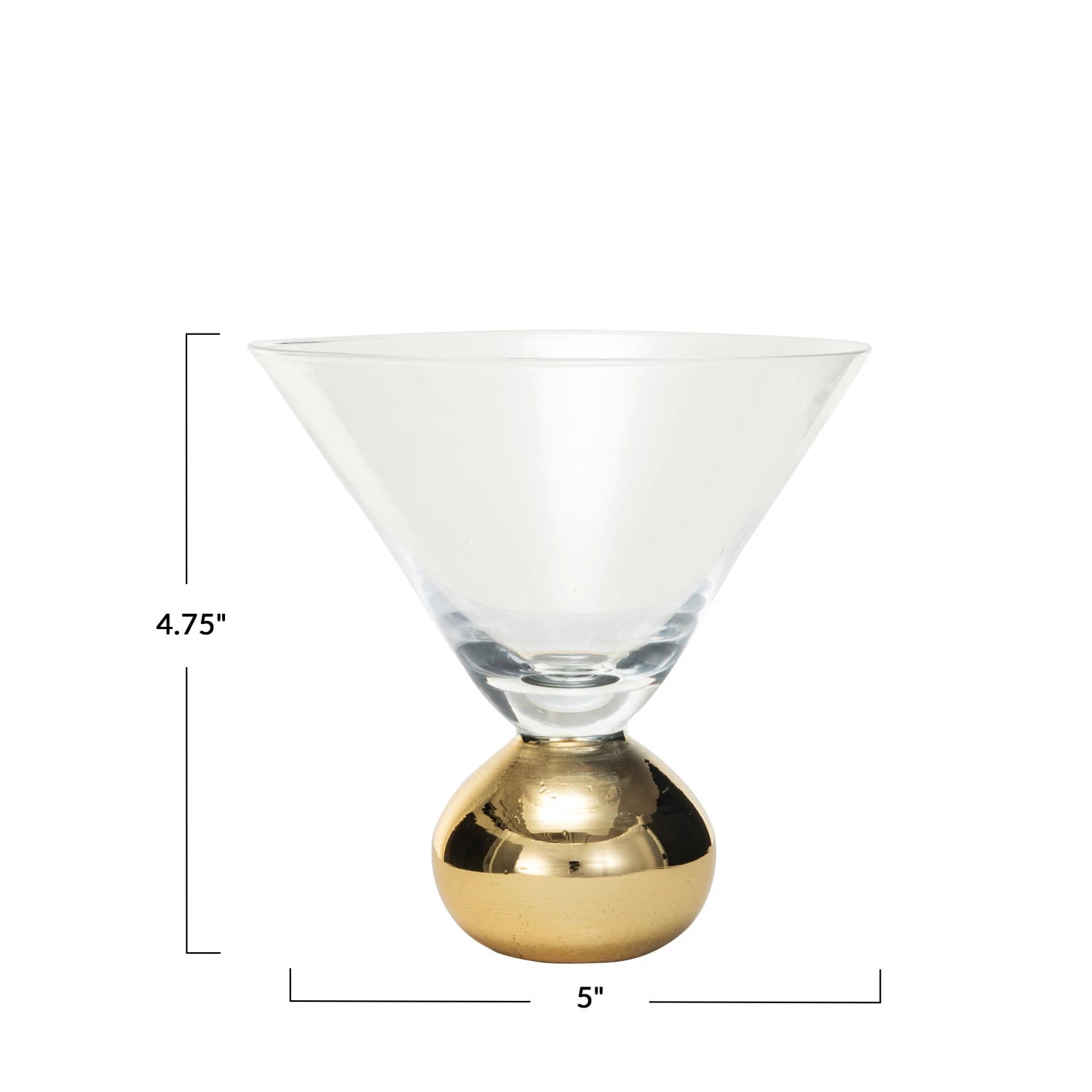 Gold Martini Glass