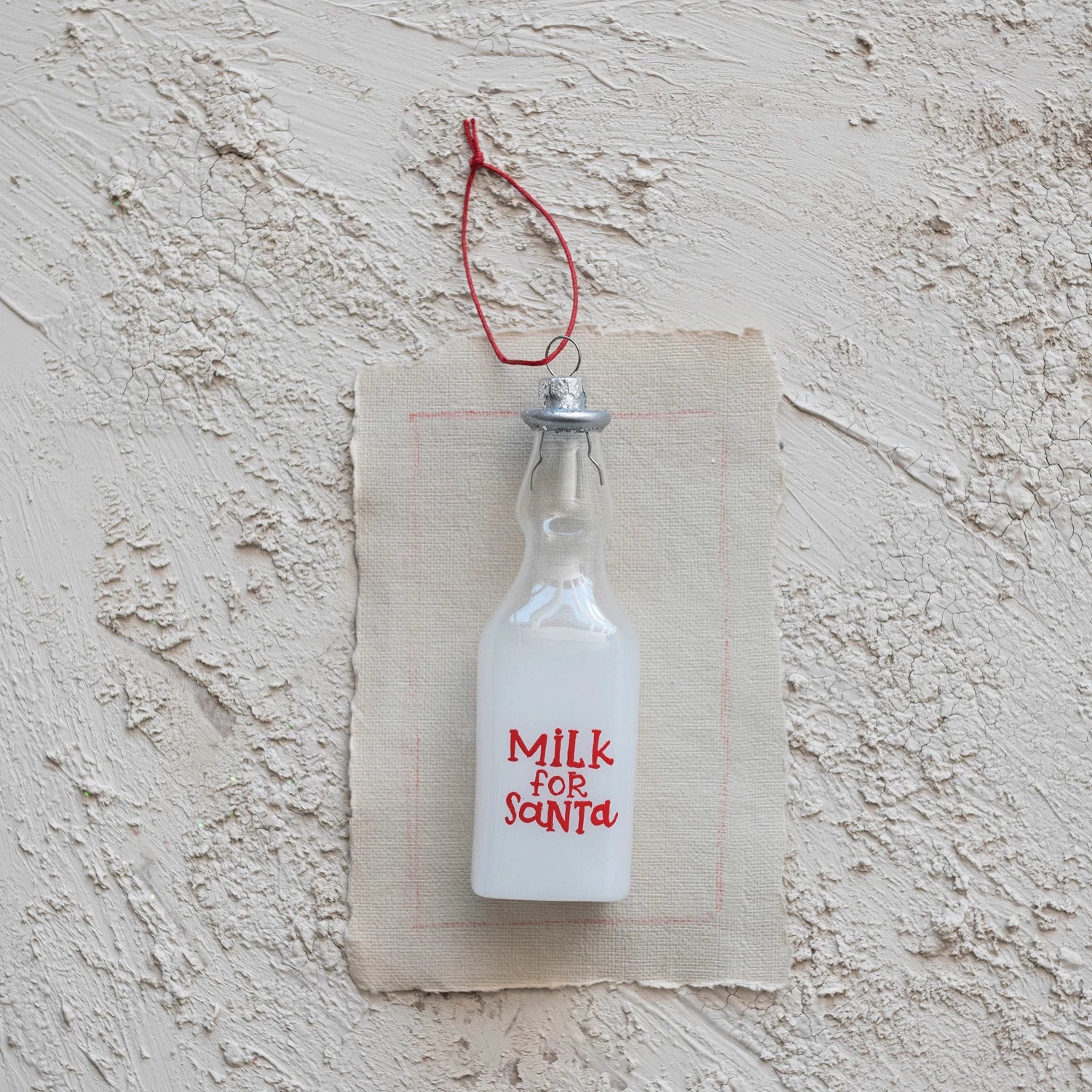 Milk for Santa Ornament