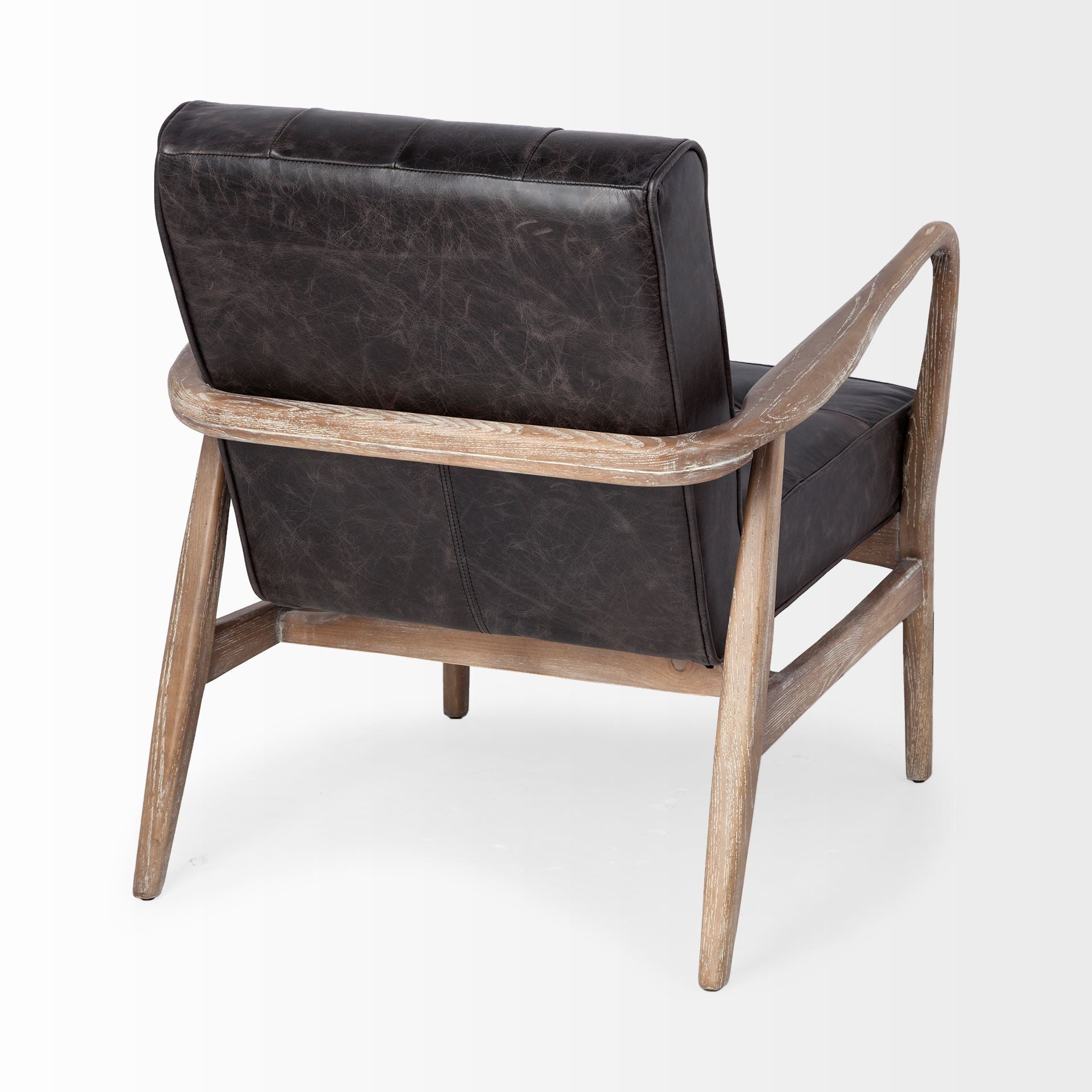 Phineas Leather Accent Chair
