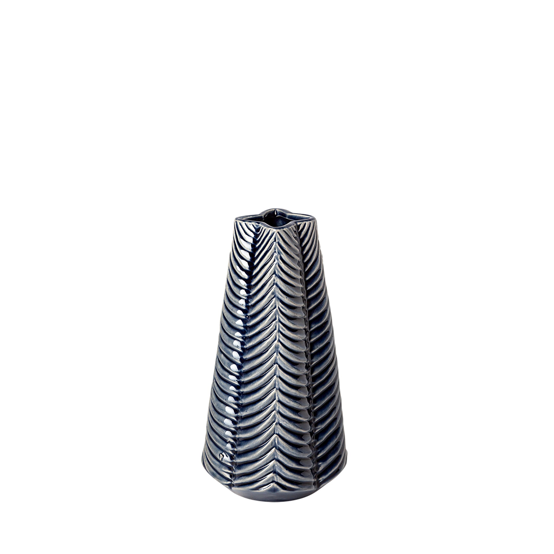 Bashir Navy Ceramic Vase - Small