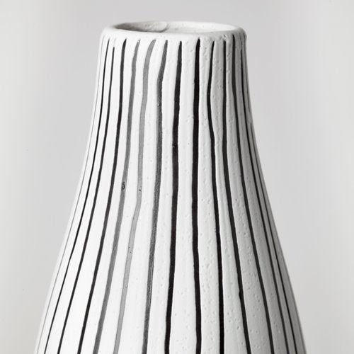 Kira Pinstripe Ceramic Vase