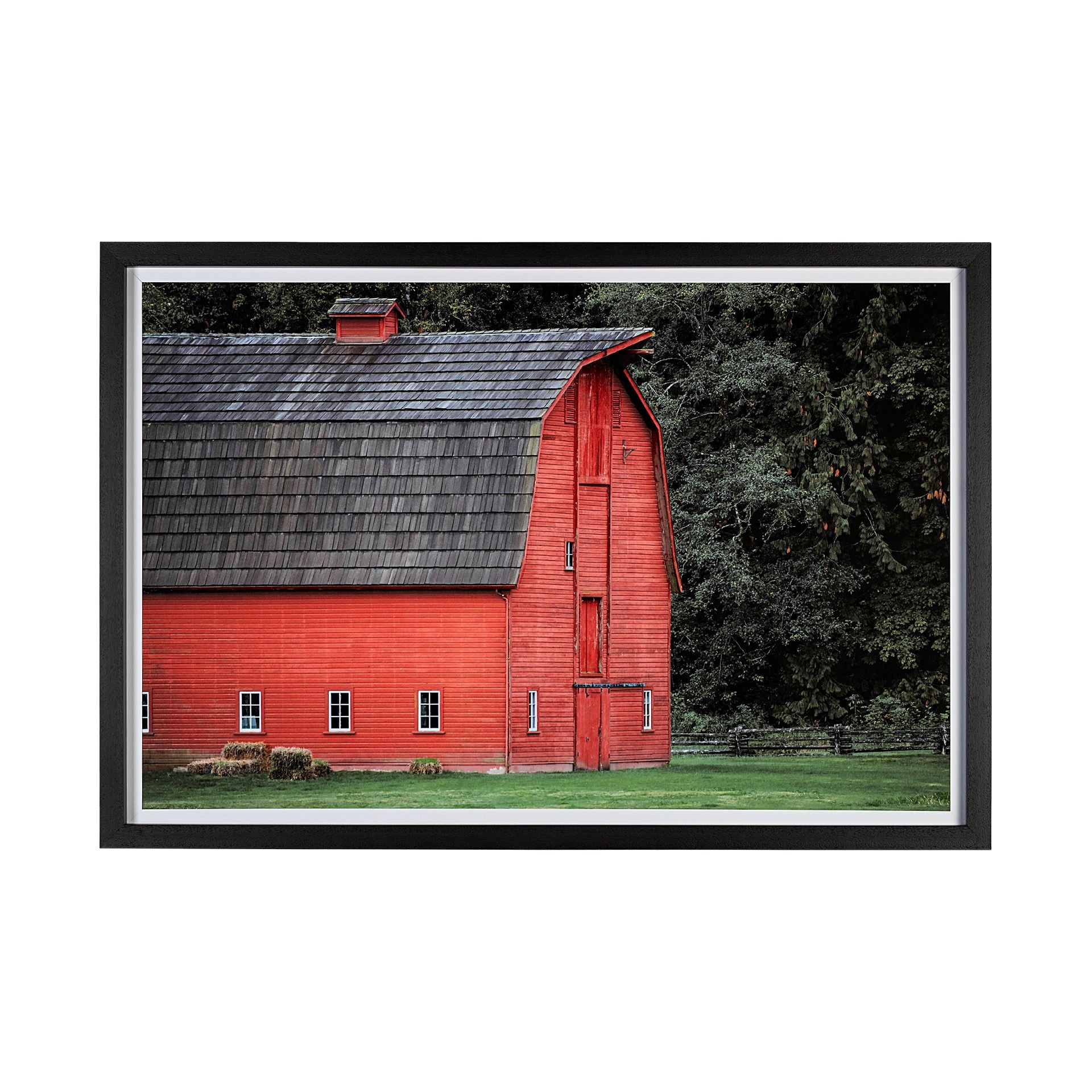 Red Barn Framed Art