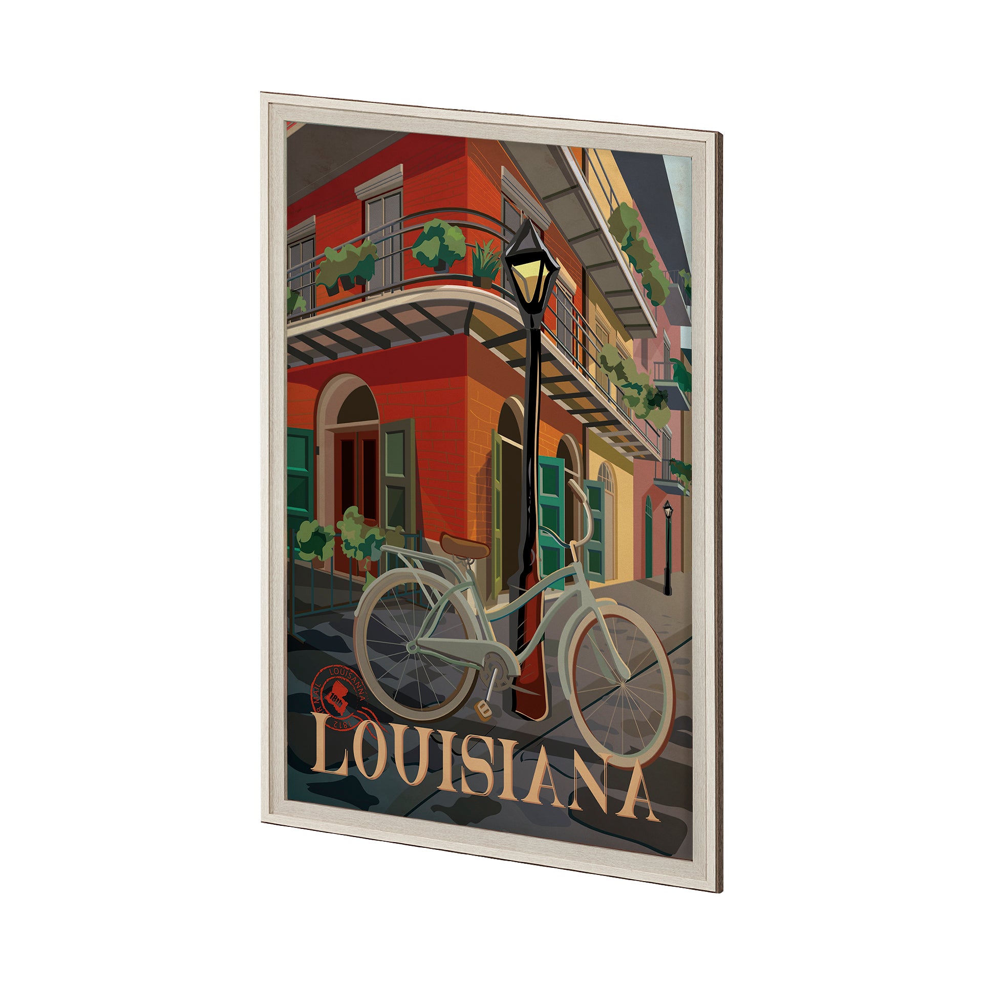 Louisiana Go Framed Art