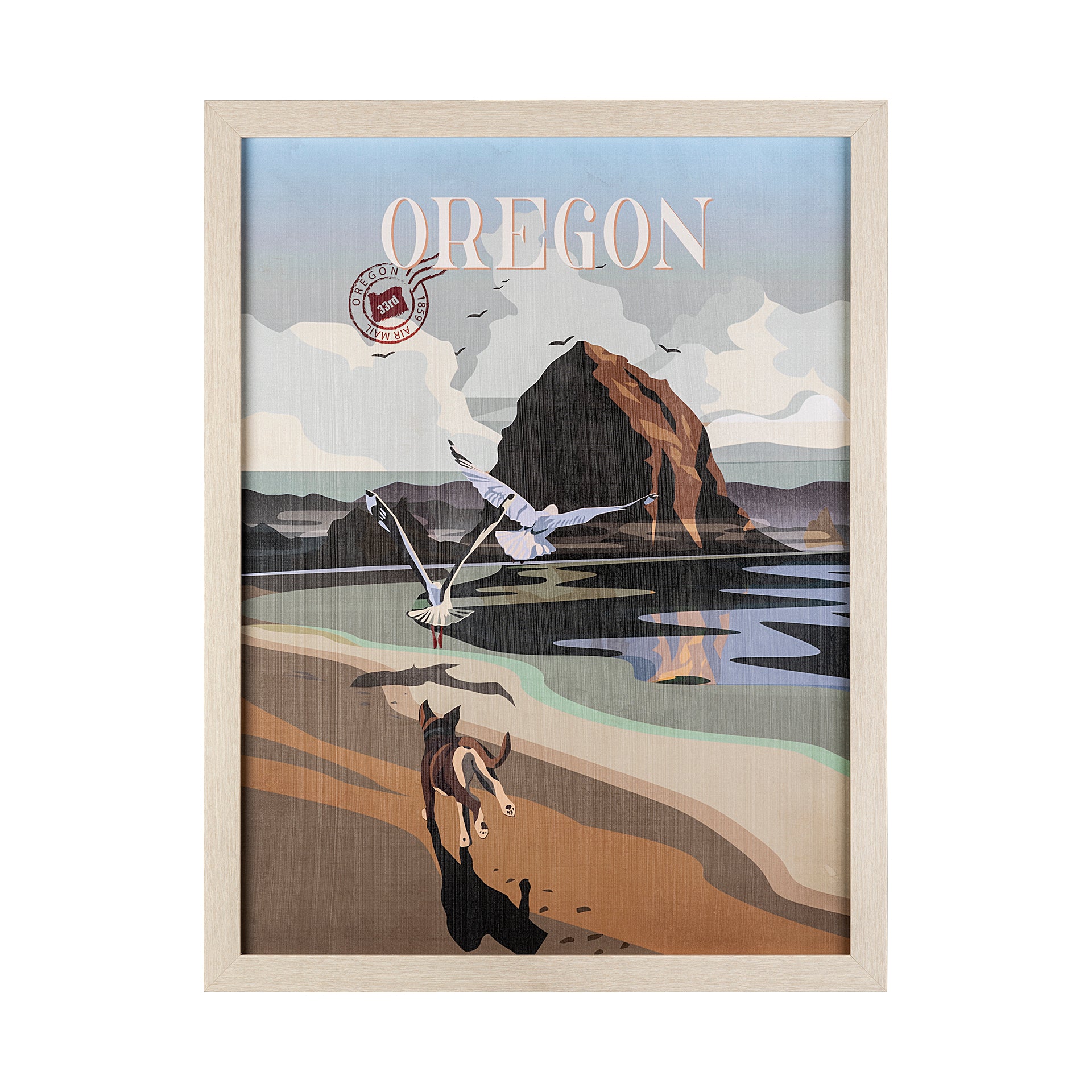 Oregon Go Framed Art