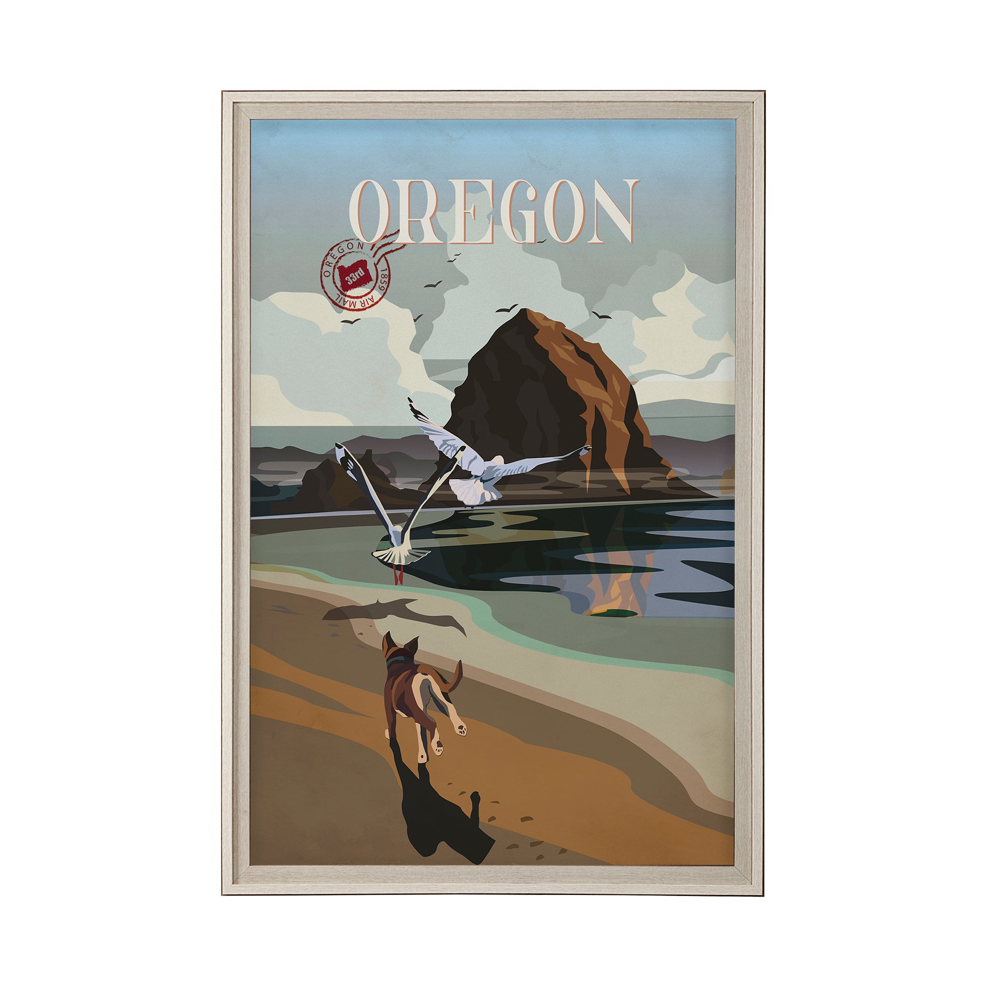 Oregon Go Framed Art