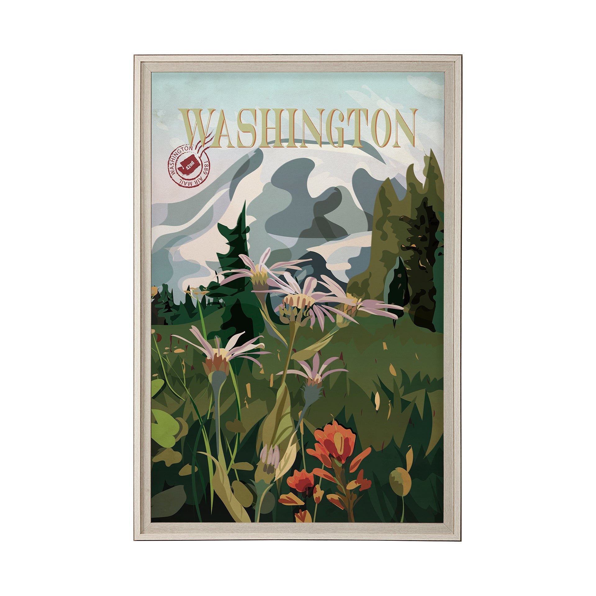 Washington Go Framed Art