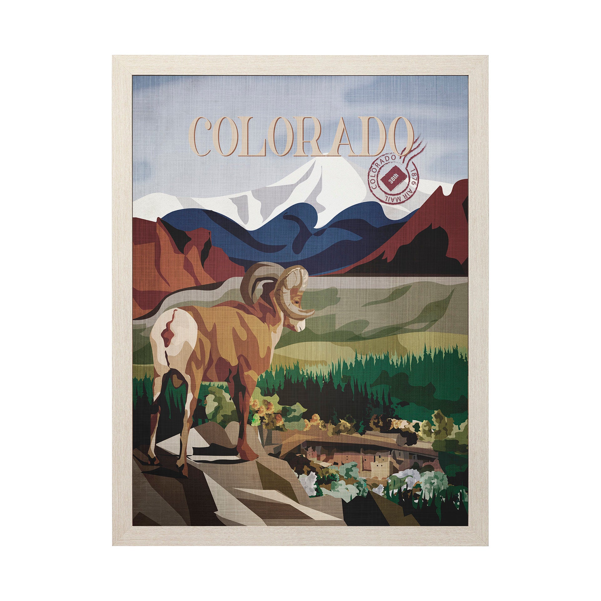 Colorado Go Framed Art