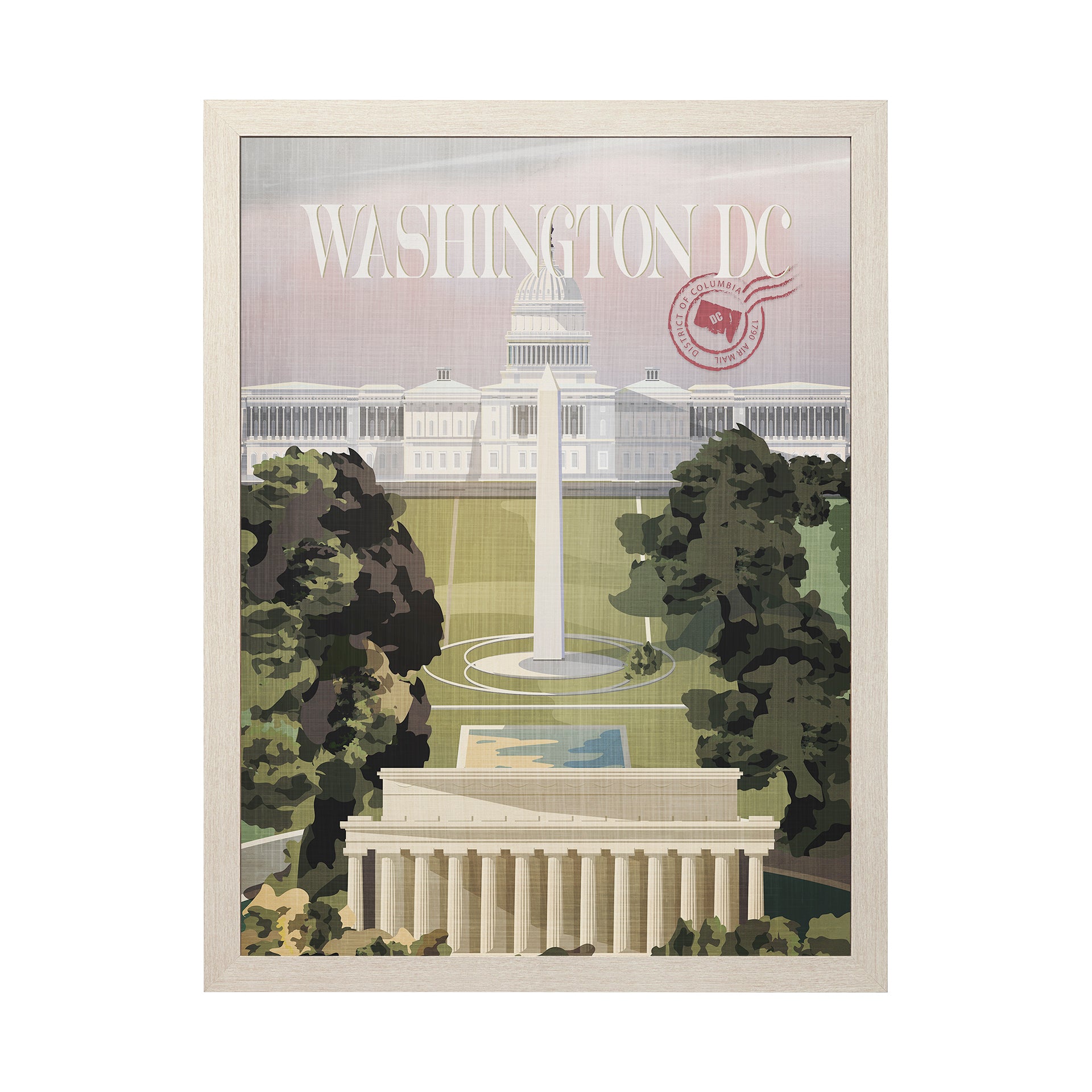 Washington D.C. Go Framed Art
