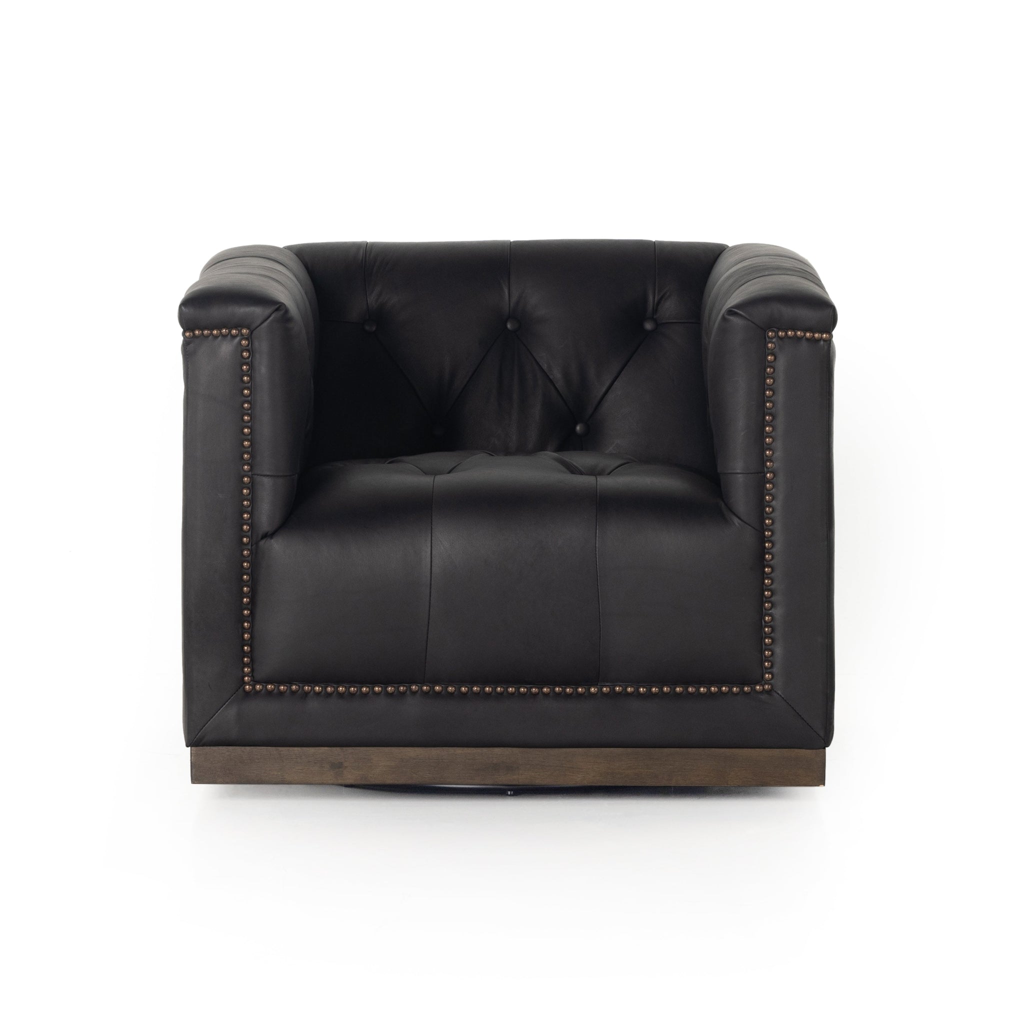 Manchester Leather Swivel Chair
