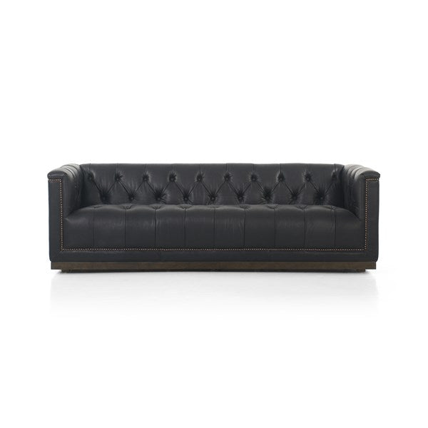 Manchester Short Leather Sofa