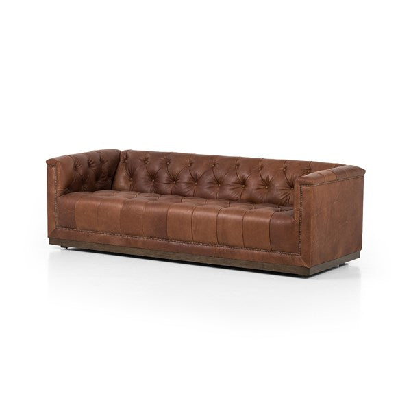 Manchester Short Leather Sofa