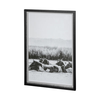 Water Horses Framed Art