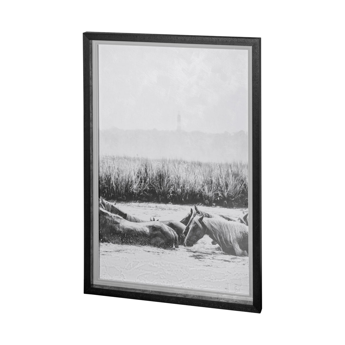 Water Horses Framed Art