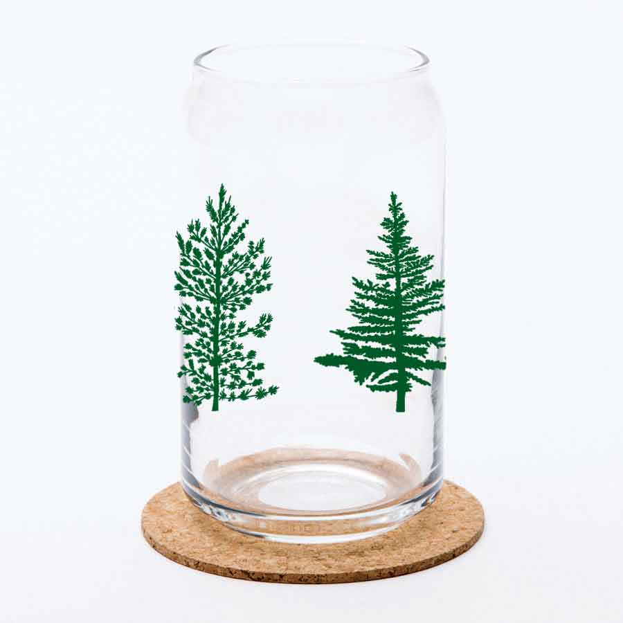 Tree Beer Can Glass