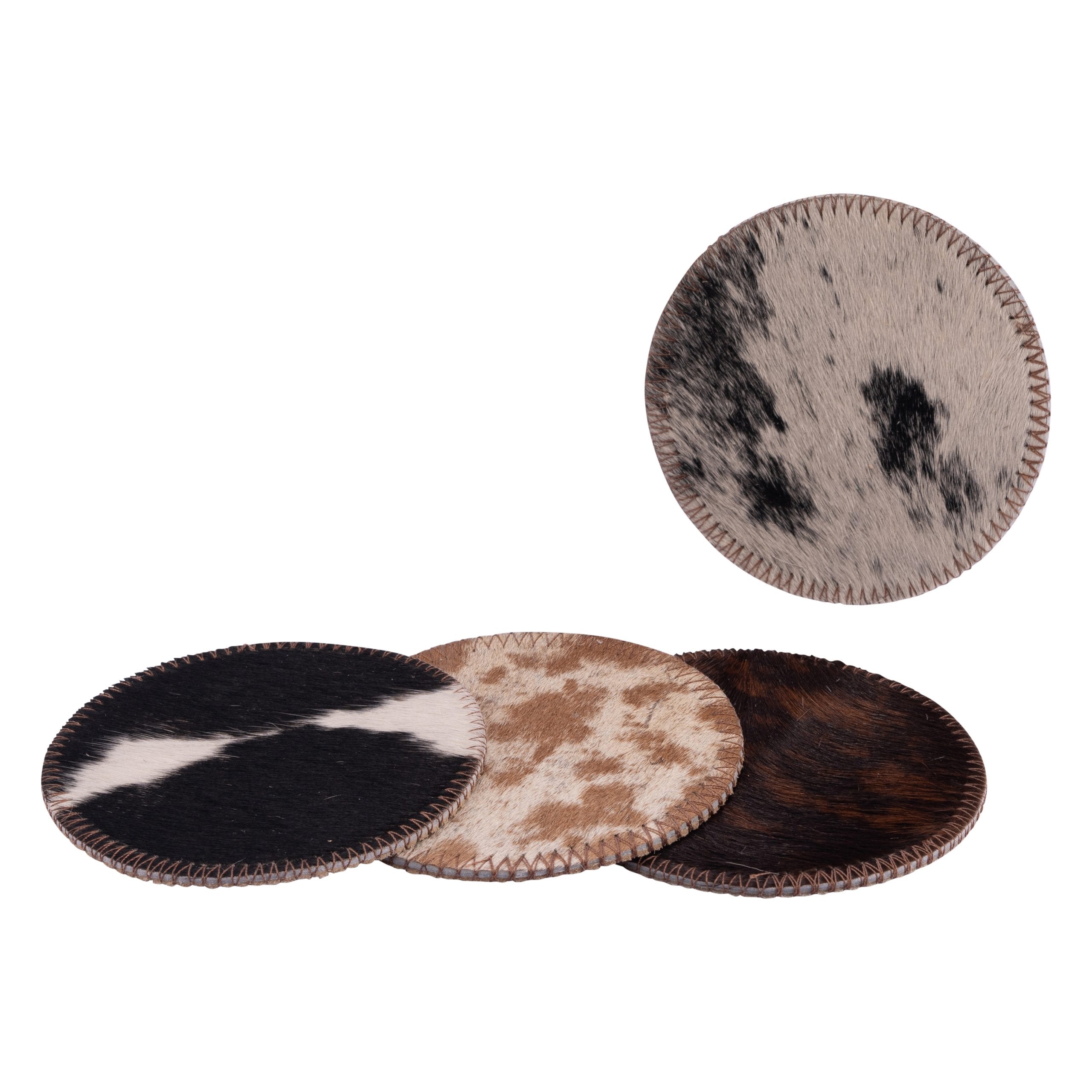 Cowhide Coaster