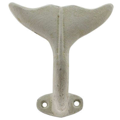 Whale Tail Wall Hook- Antique White