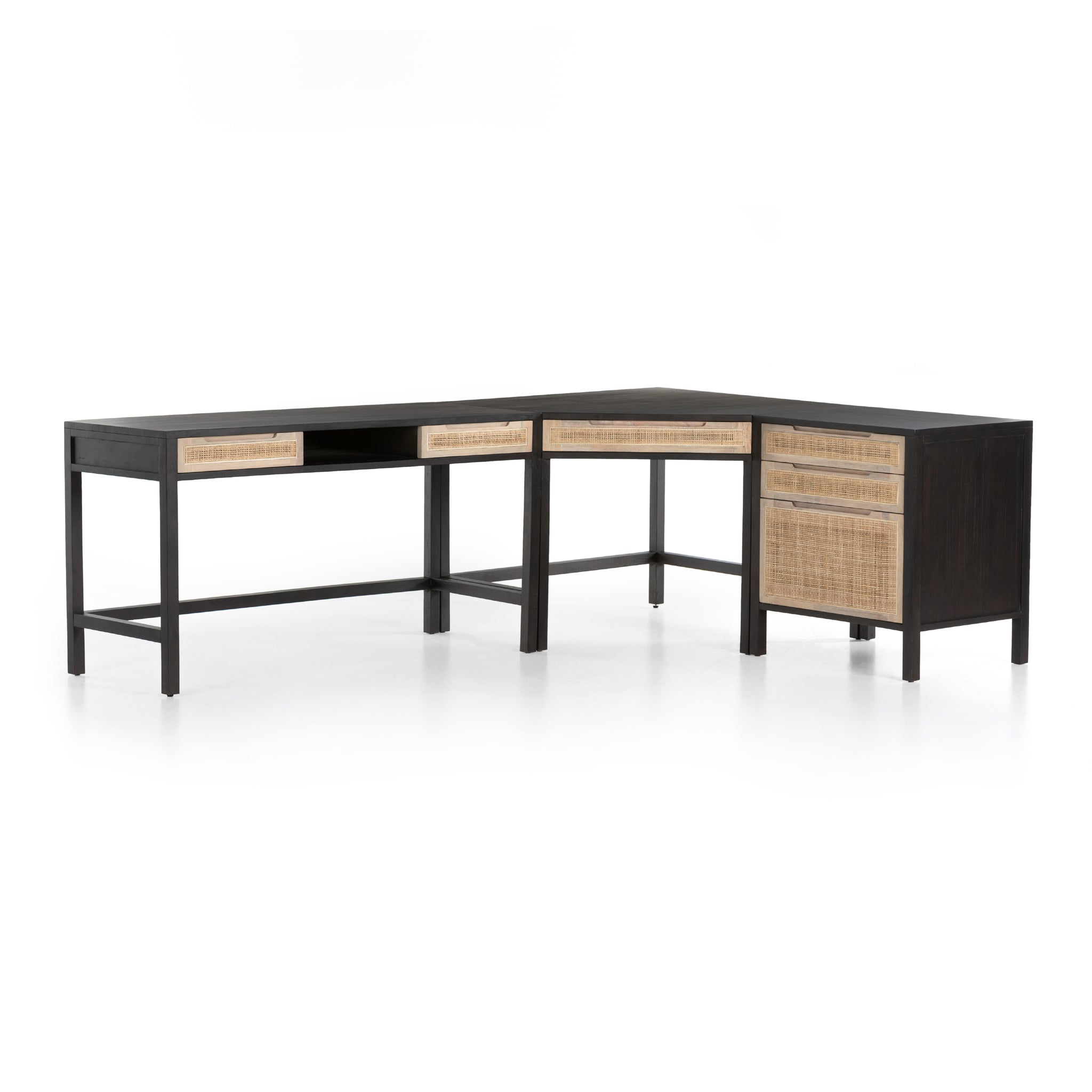 Cordelia Desk System with Filing Cabinet