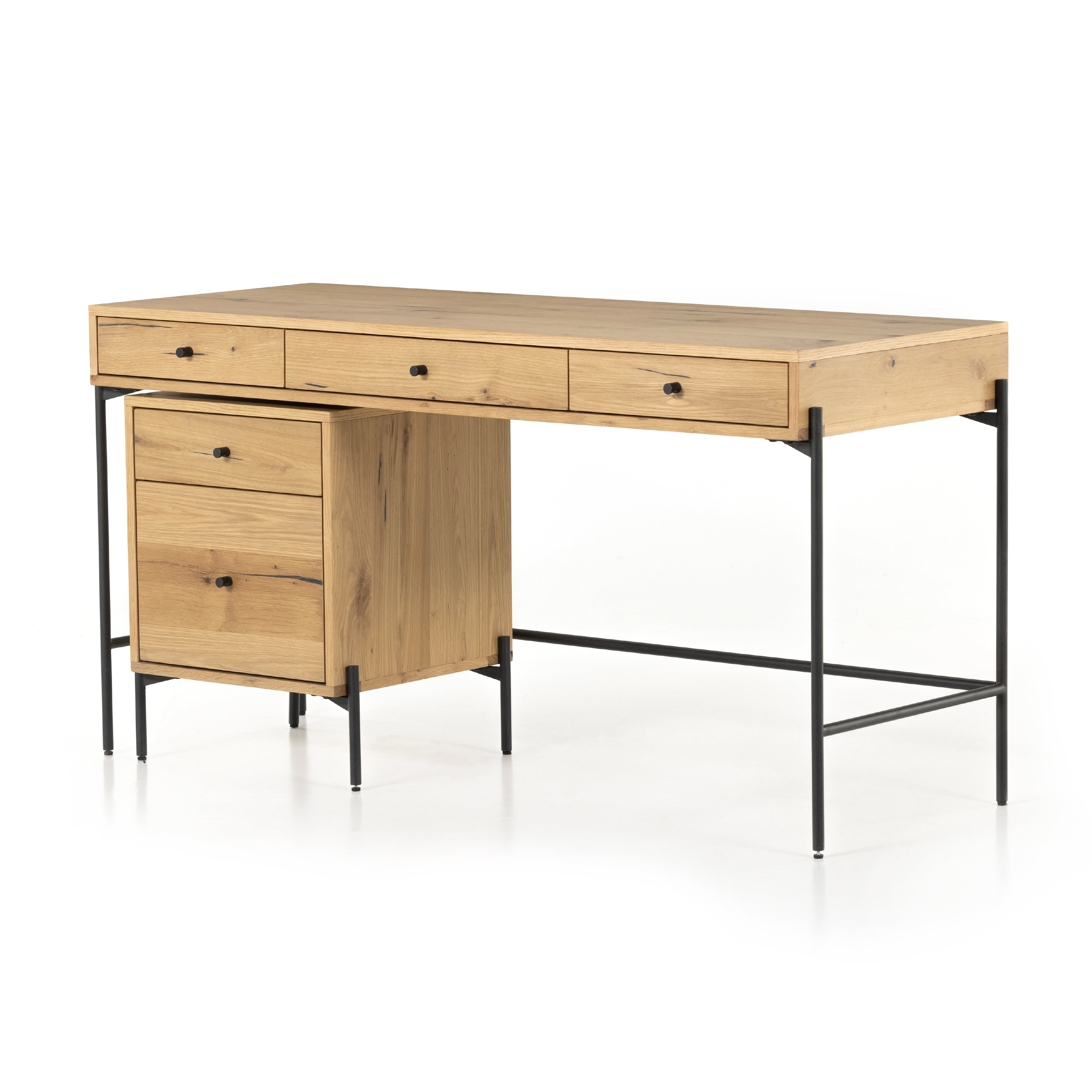 Easton Desk with Filing Cabinet