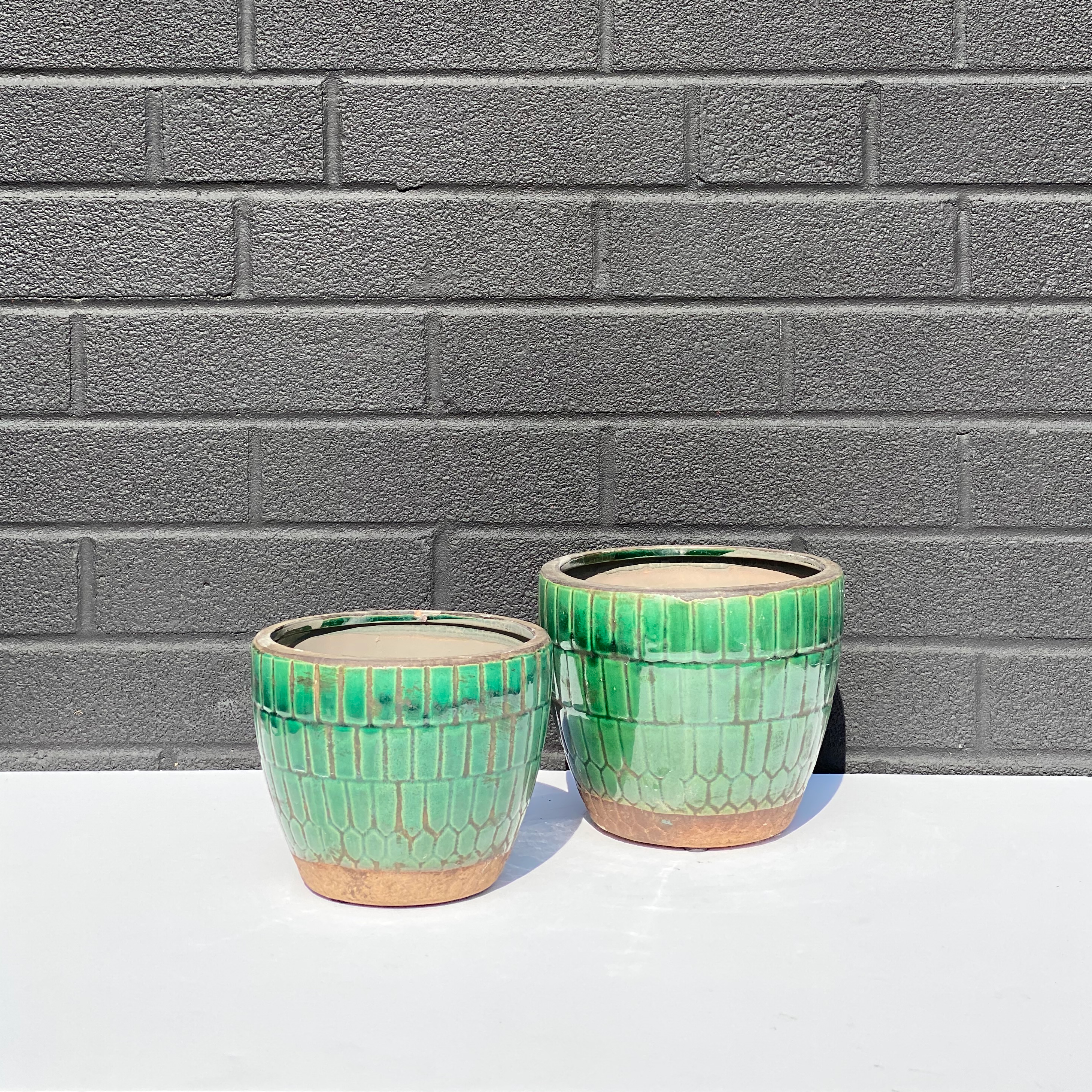 Green Tiled Planter*