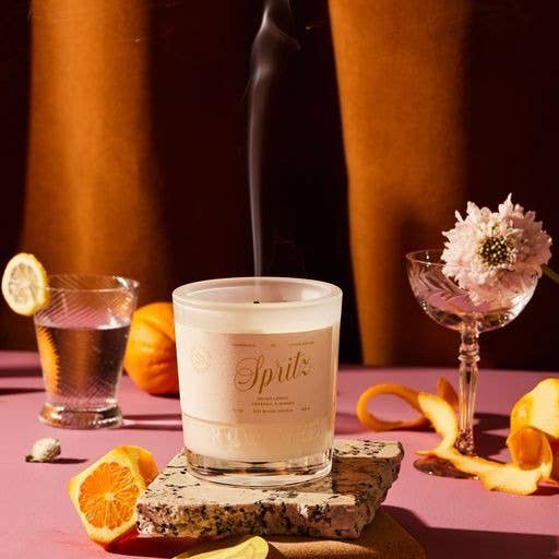Spritz Cocktail Candle