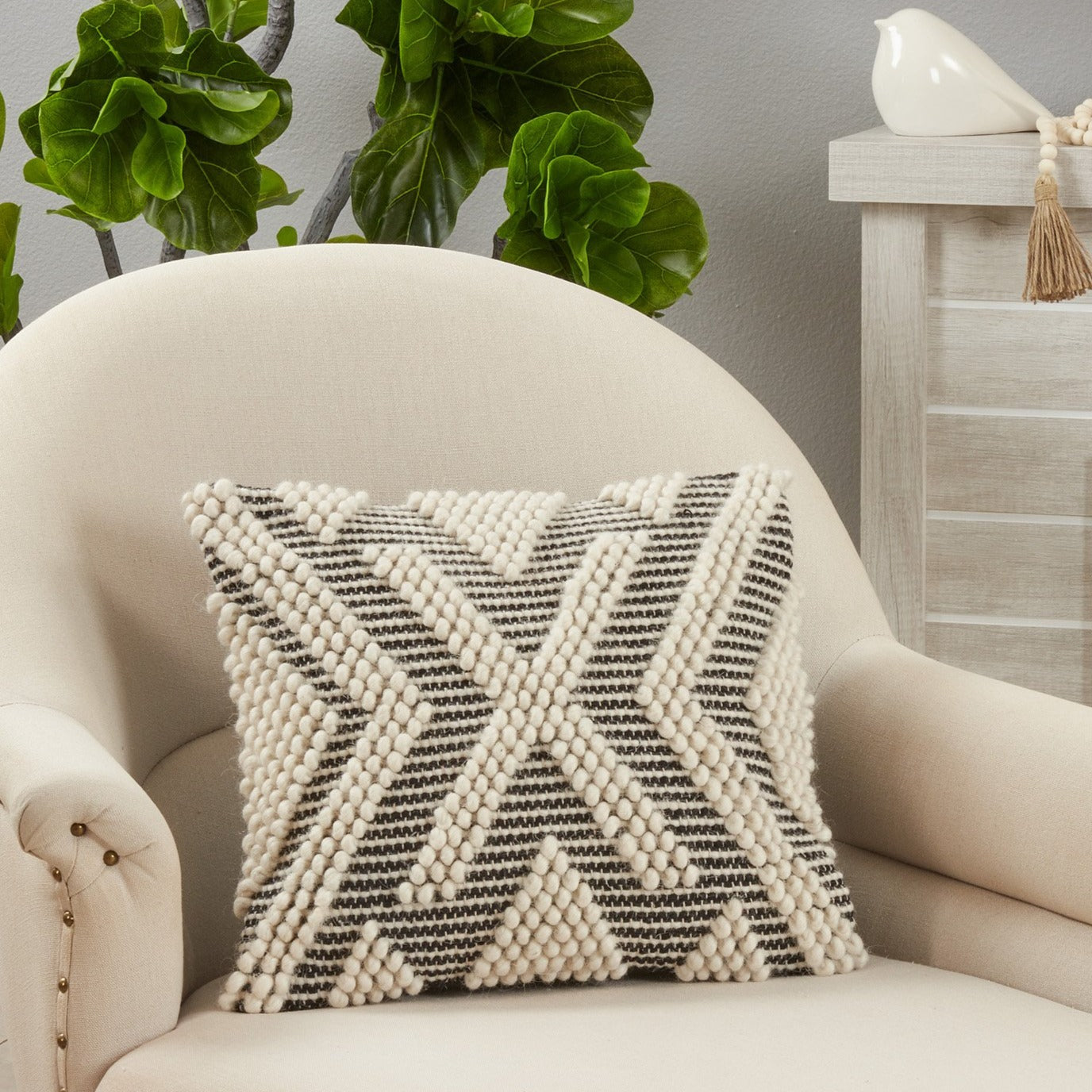 Arrow Woven Pillow