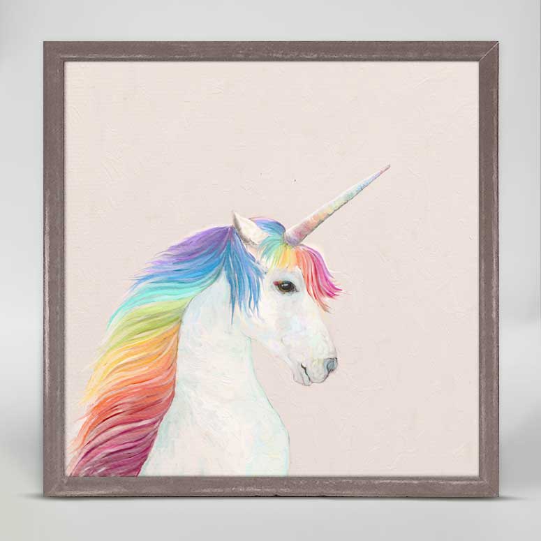 Rainbow Unicorn Mini Canvas