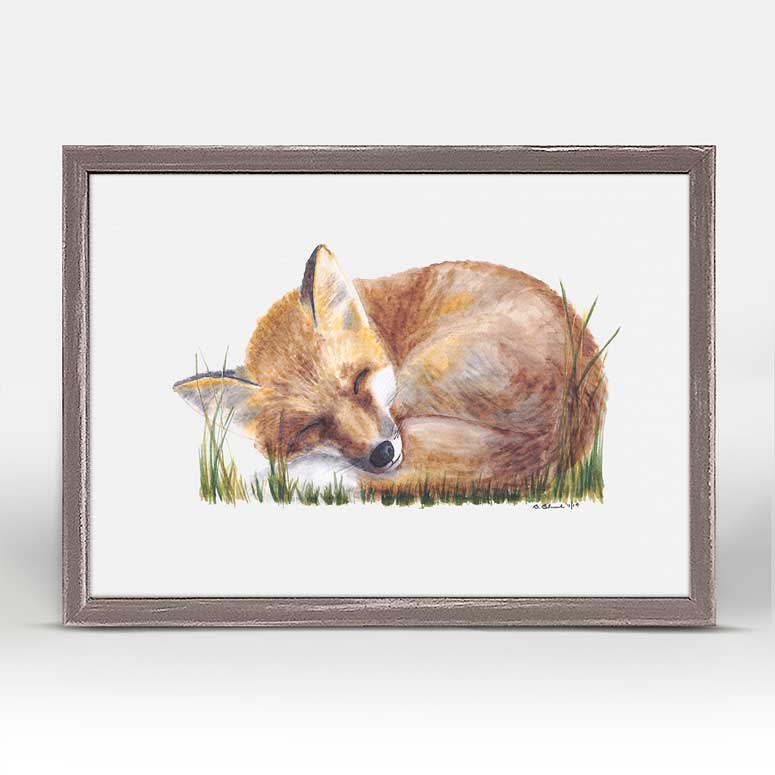 Woodland Fox Mini Canvas