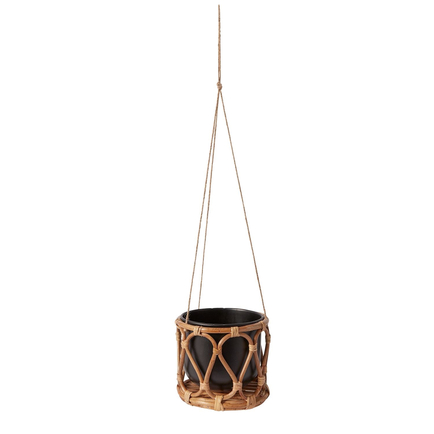 Boca Rattan Hanging Planter