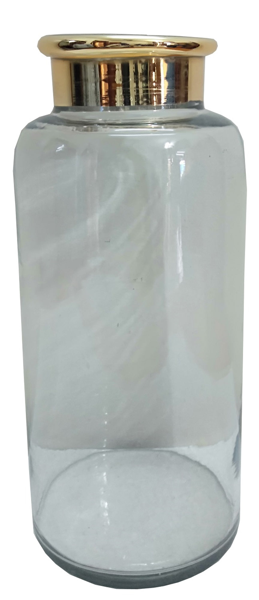 Bottleneck Gilded Glass Vase-XL *