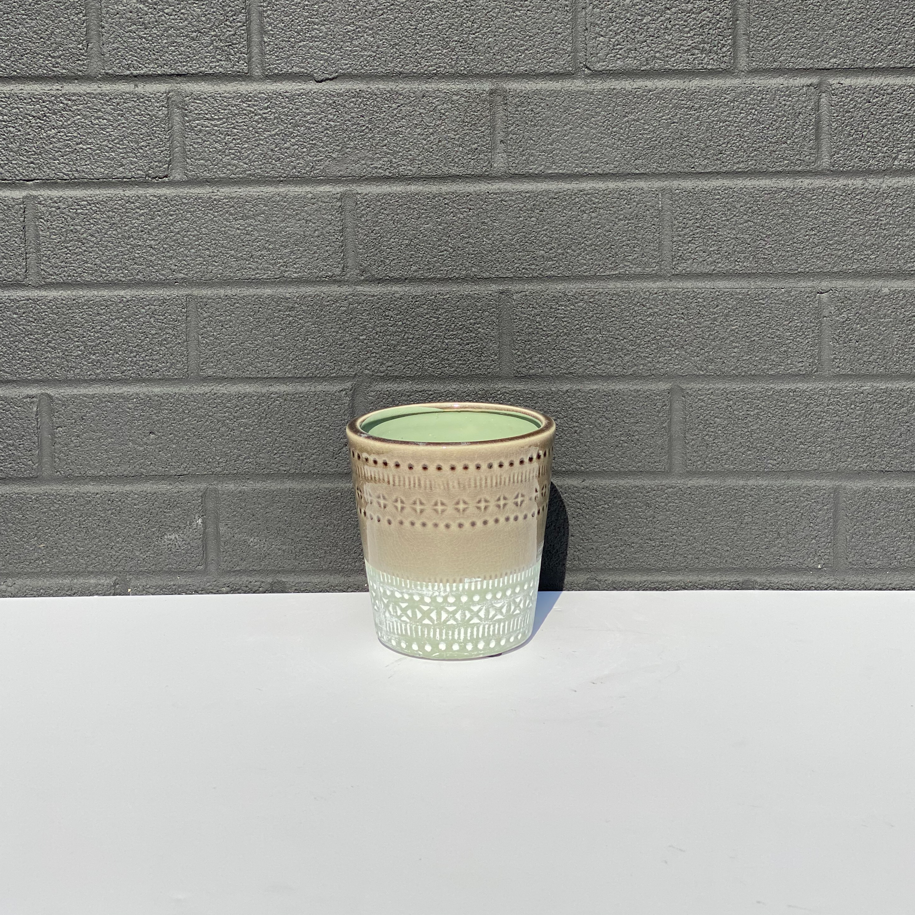 Pastel Glazed Ceramic Pots