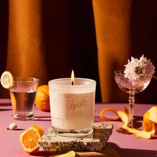 Spritz Cocktail Candle