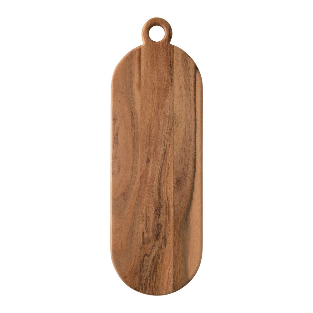 Acacia Long Cutting Board with Handle