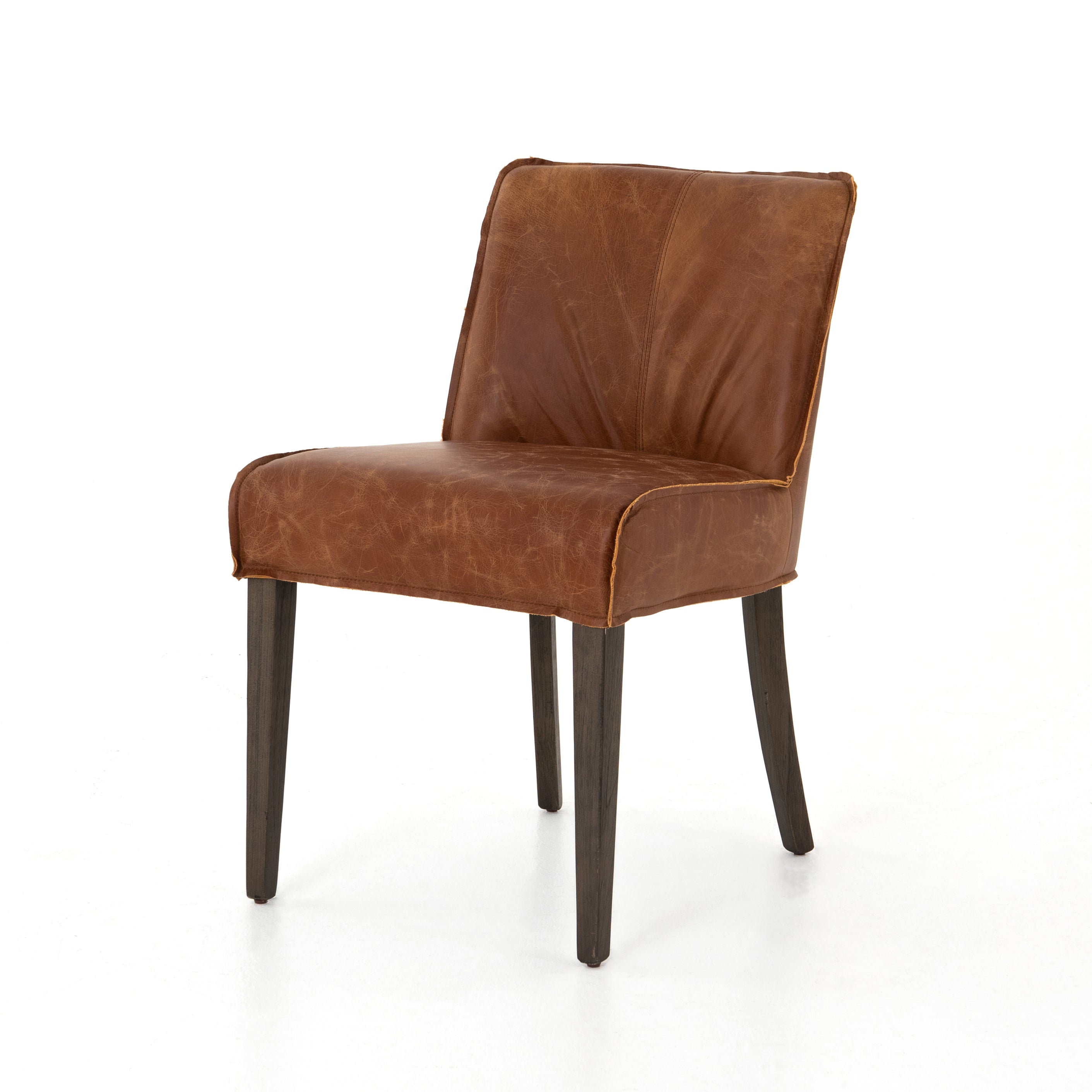 Tan leather dining online chairs next