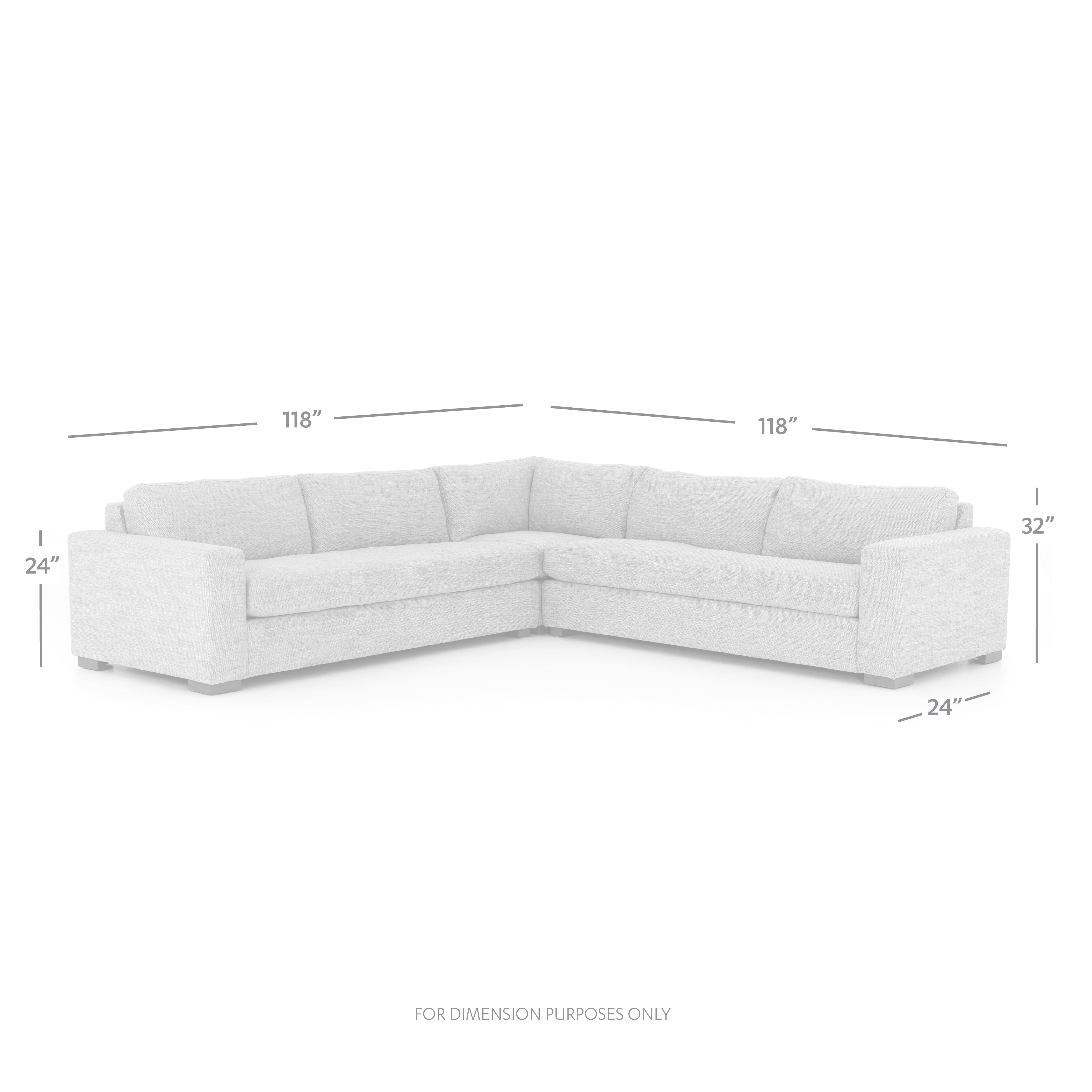 Briscoe 3pc Sectional