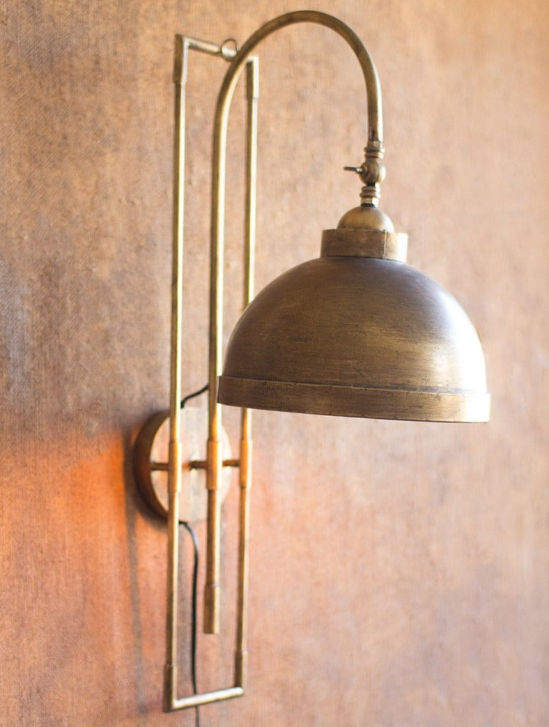 Antique Brass Wall Sconce