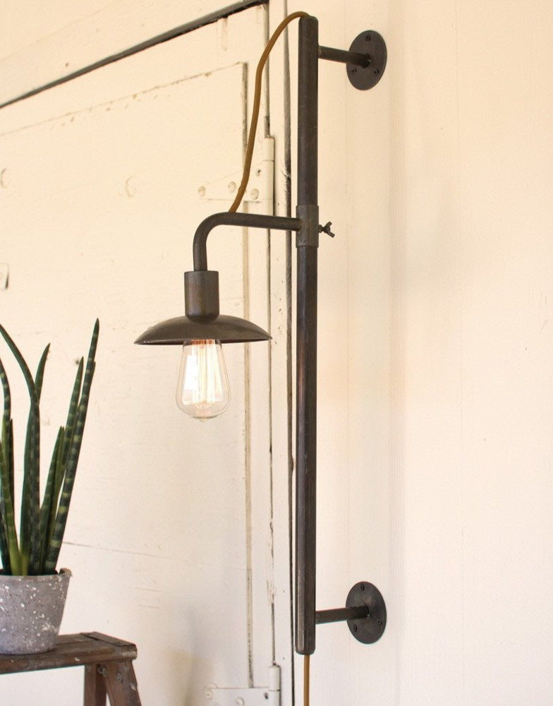 Vertical Sliding Wall Lamp