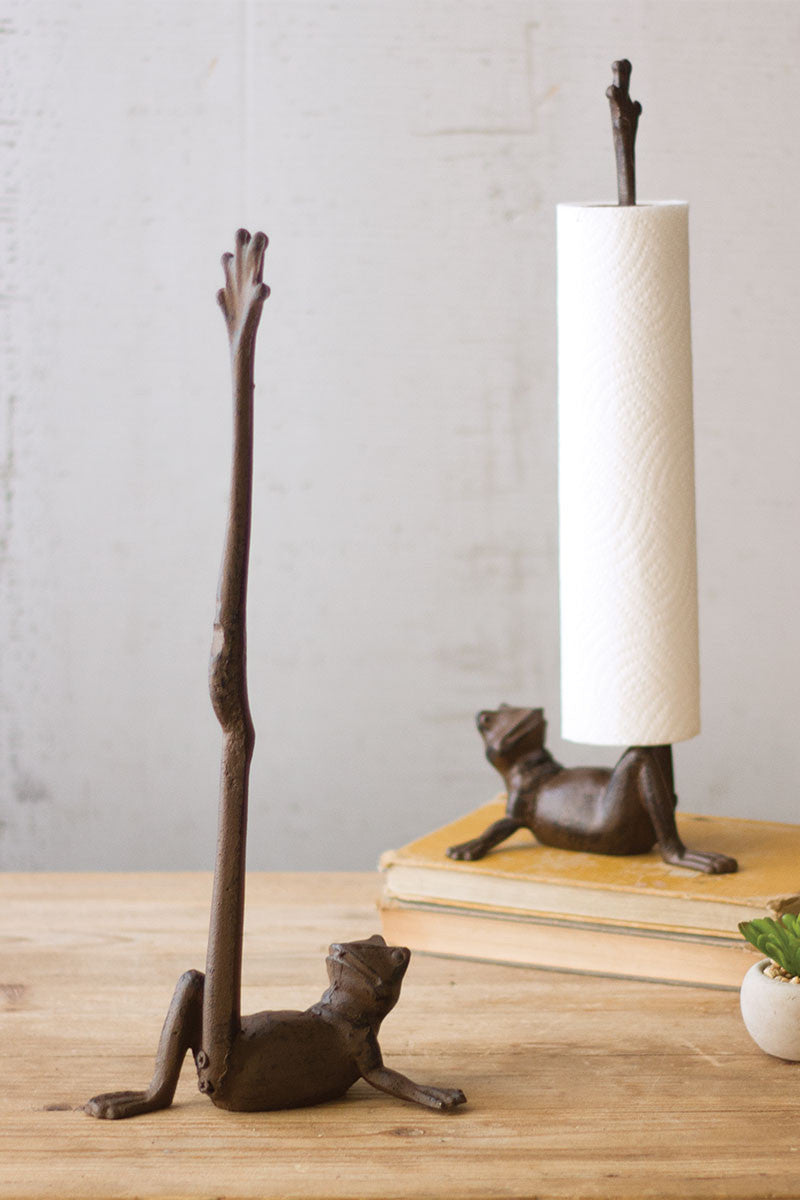 Frog Paper Towel Holder