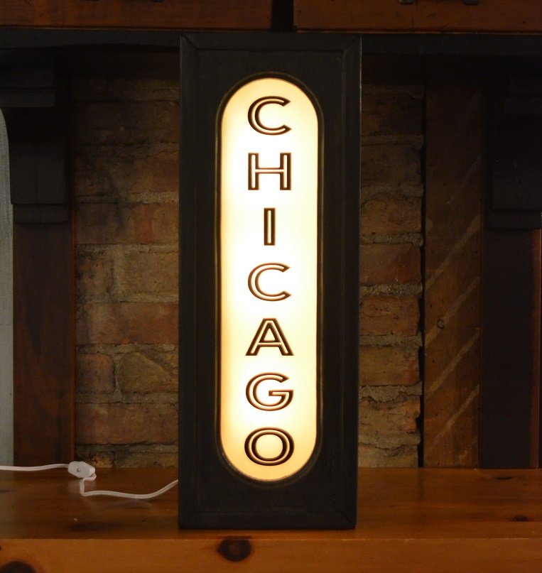 Chicago Lighted Sign