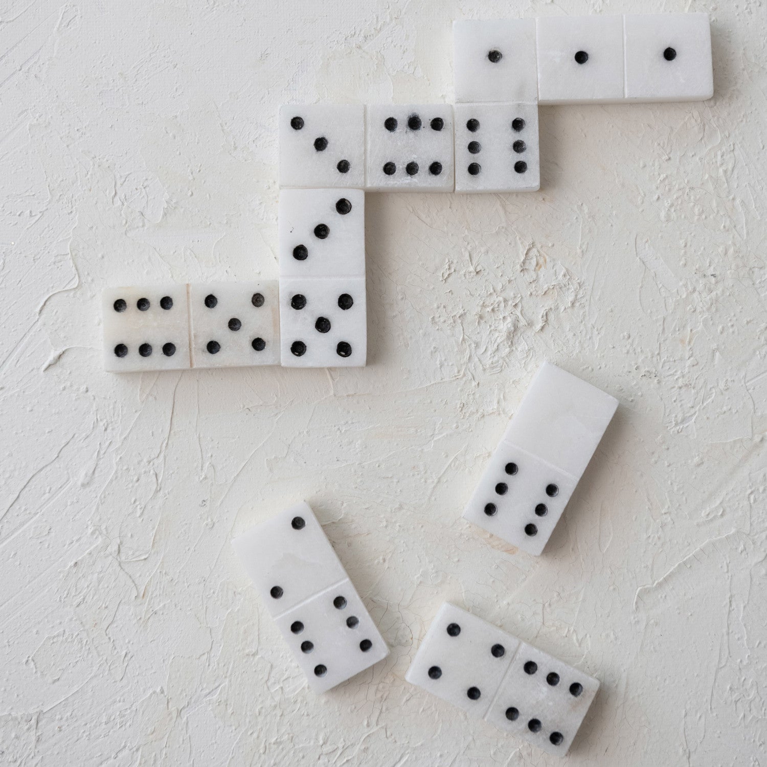 Handmade Alabaster Domino Set