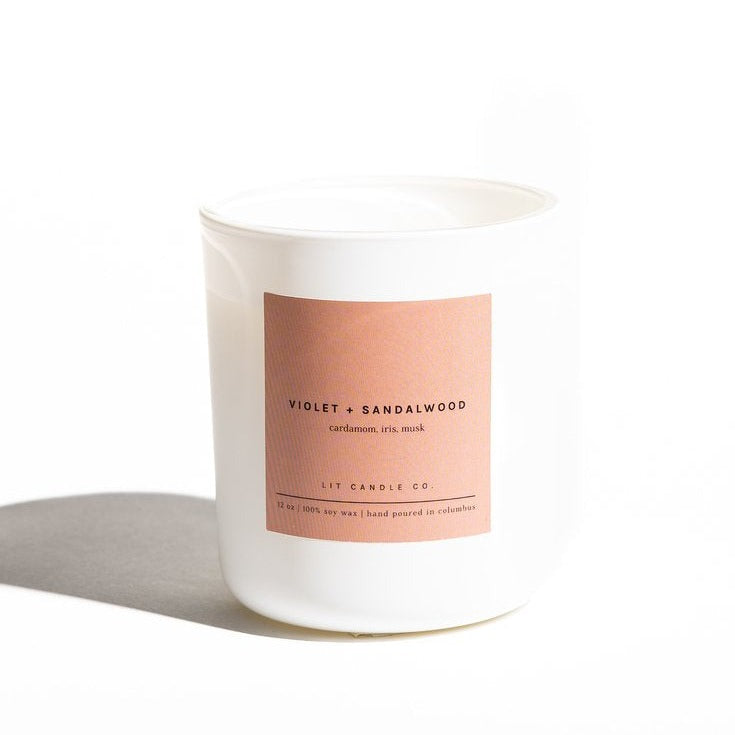 Violet + Sandalwood Candle