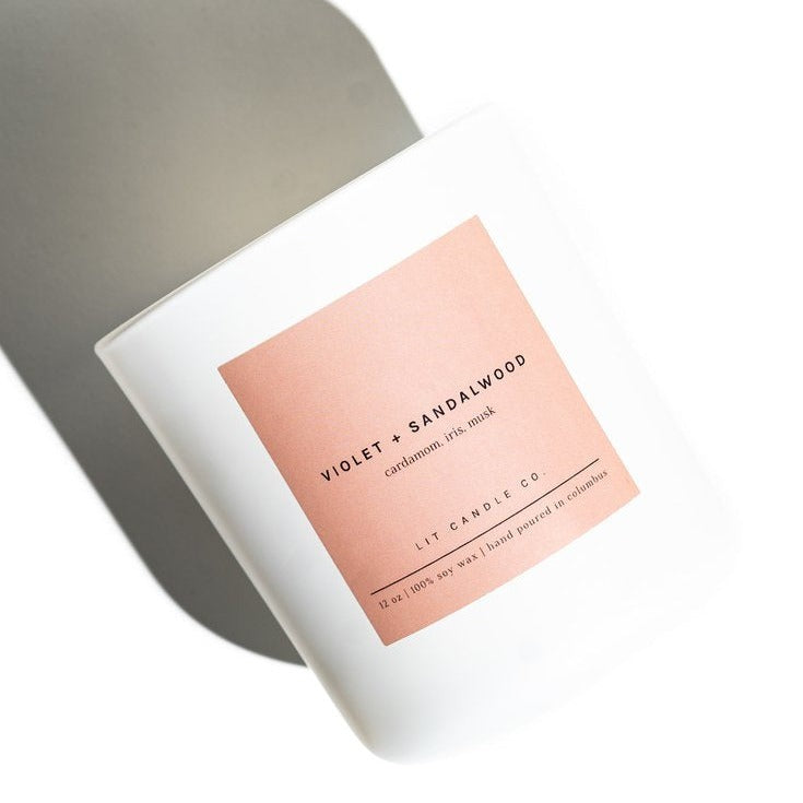 Violet + Sandalwood Candle