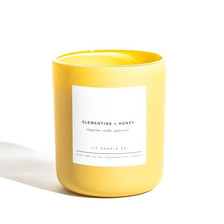 Clementine + Honey Candle