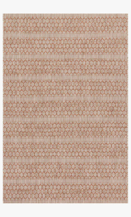 Isle Rug - Beige / Rust