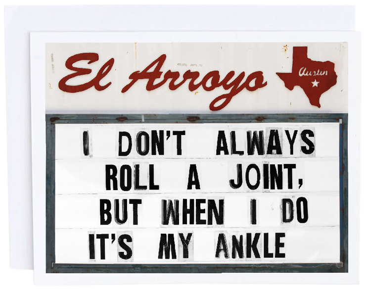 Roll a Joint Greeting Card