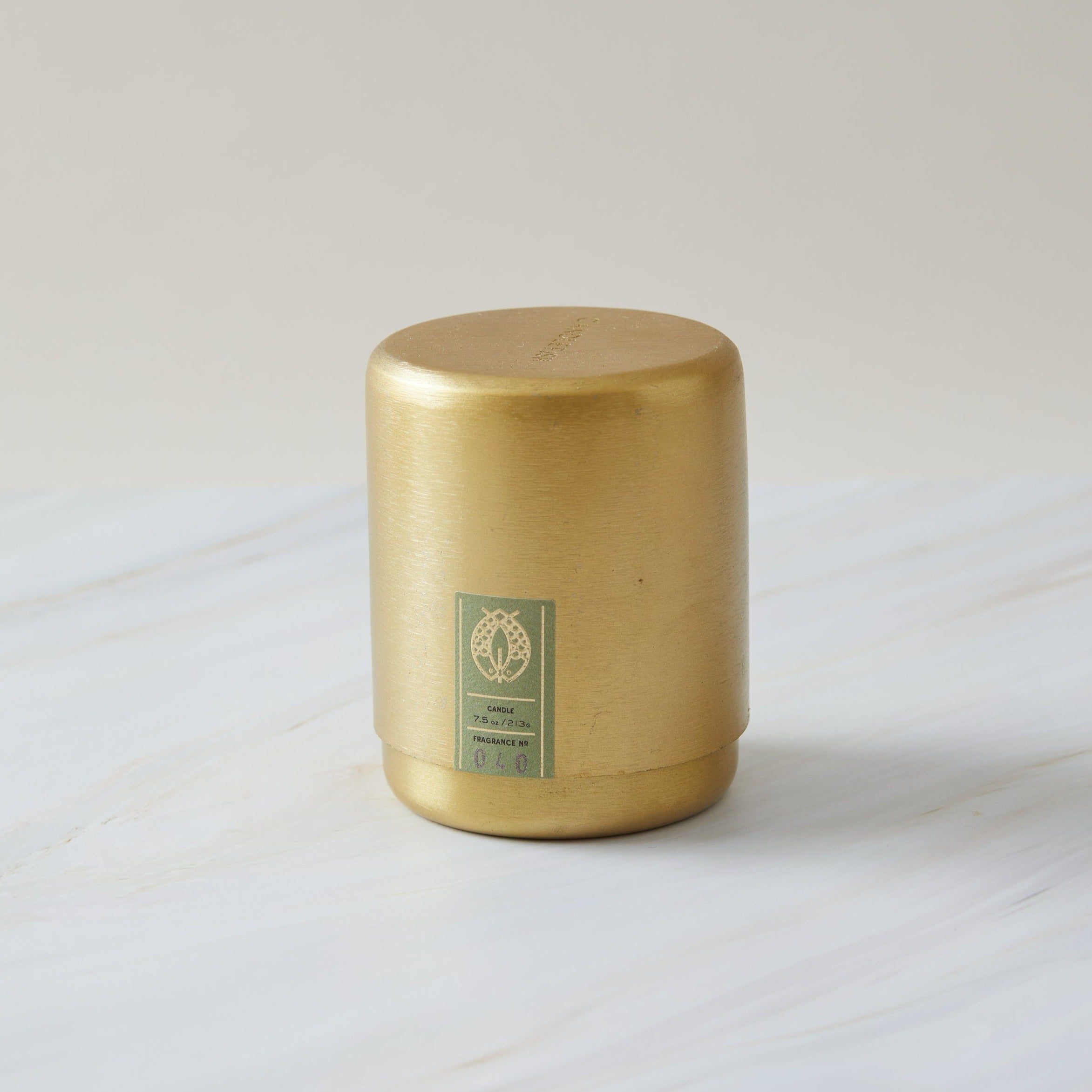 Candlefish No. 40 Molded Metal Candle