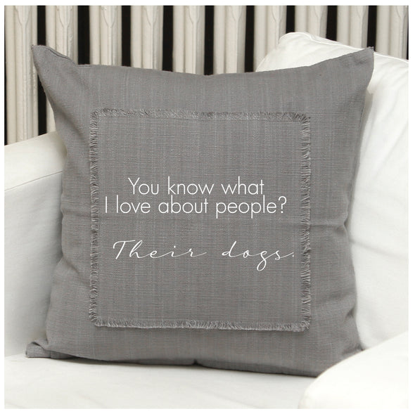 Love About People Pillow