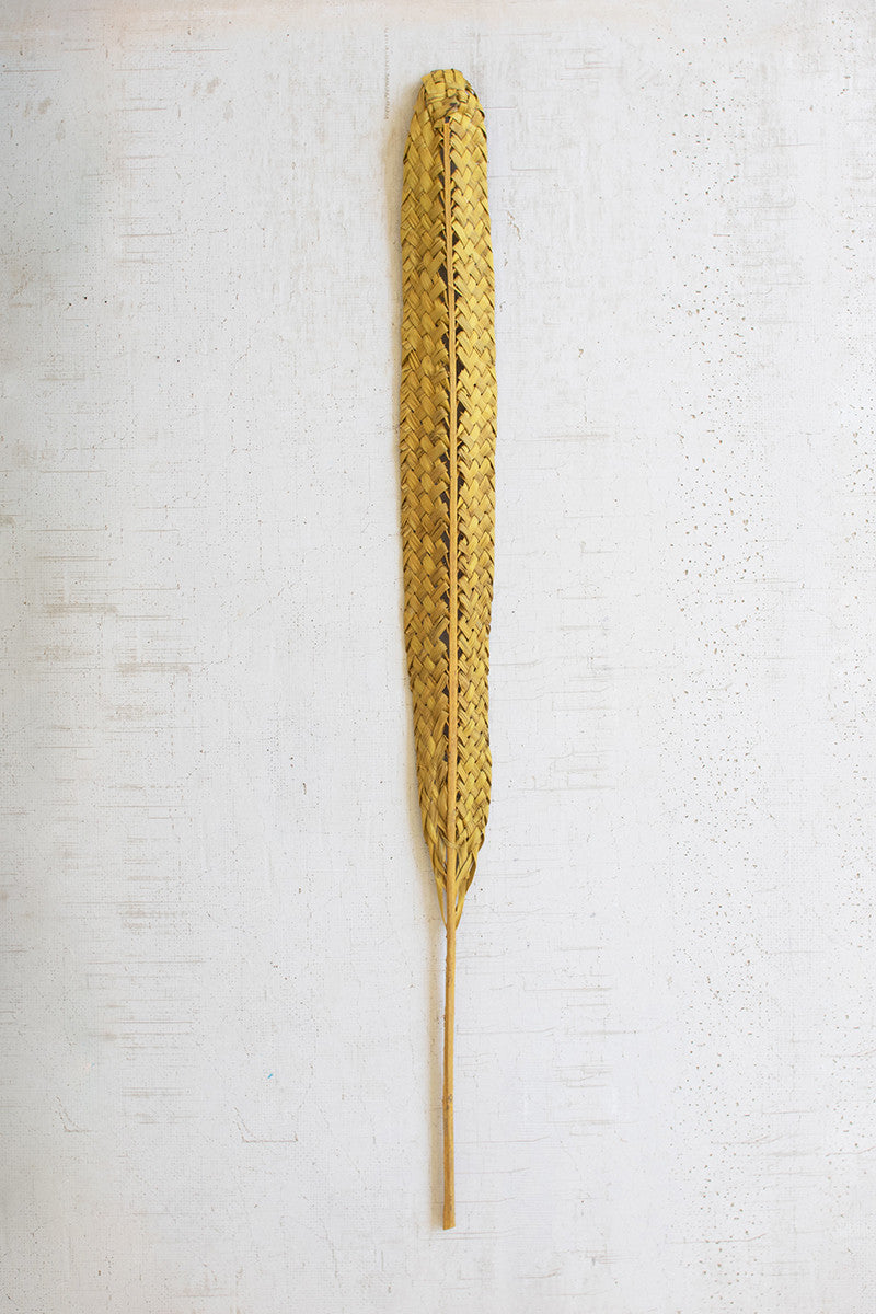 Woven Kejur Leaf- Goldenrod