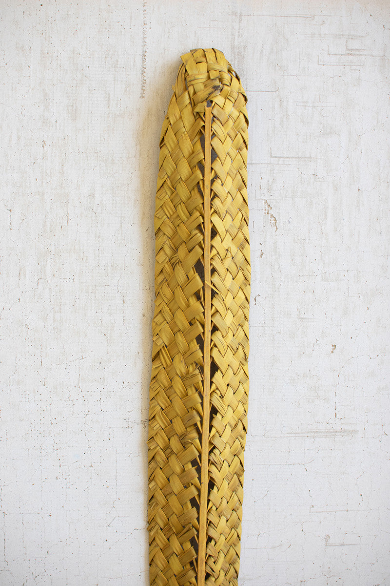 Woven Kejur Leaf- Goldenrod