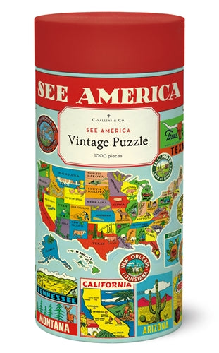 Vintage-Inspired 1,000pc Puzzle